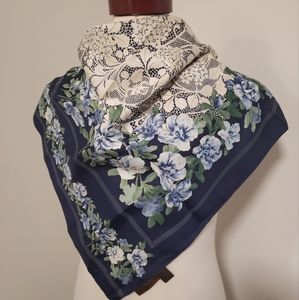 Loewe Large Square Silk Floral Scarf